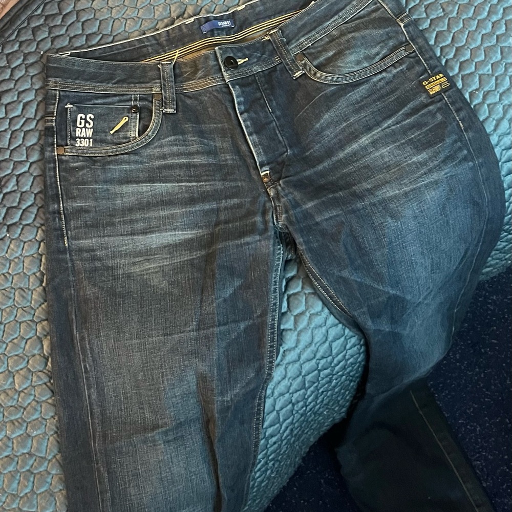 G-Star raw denim. 34 32 jeans - Great Condition G Star 3301 - Picture 8 of 8